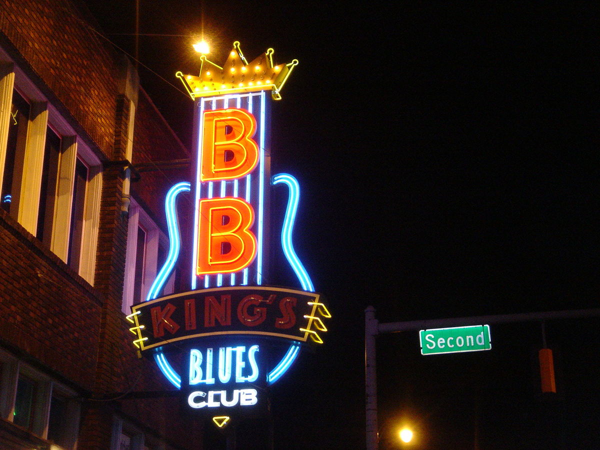 With tons of well-regarded blues venues, Memphis is one of America's Great Music Cities ... photo by CC user Egghead06 via wikipedia